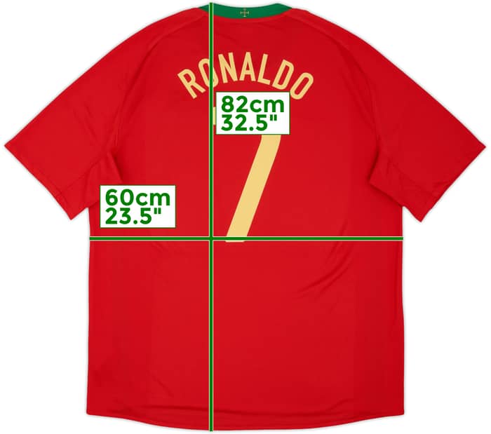 2008-10 Portugal Home Shirt Ronaldo #7 - 10/10 - (XL)