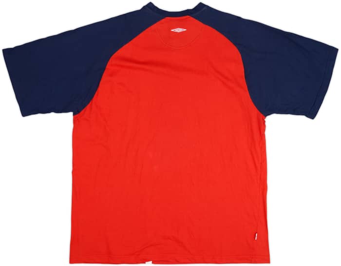 2002-04 England Umbro Cotton Tee - 8/10 - (XXL)
