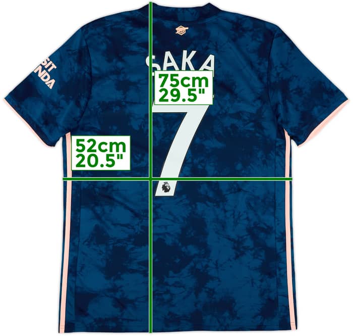 2020-21 Arsenal Third Shirt Saka #7 - 10/10 - (M)