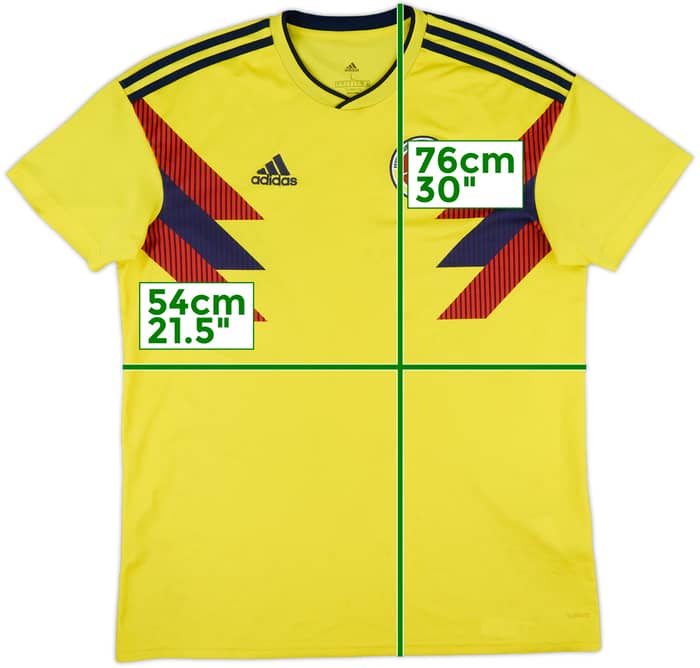 2018-19 Colombia Home Shirt - 5/10 - (L)