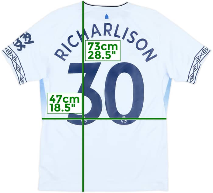 2018-19 Everton Third Shirt Richarlison #30 - 8/10 - (S)