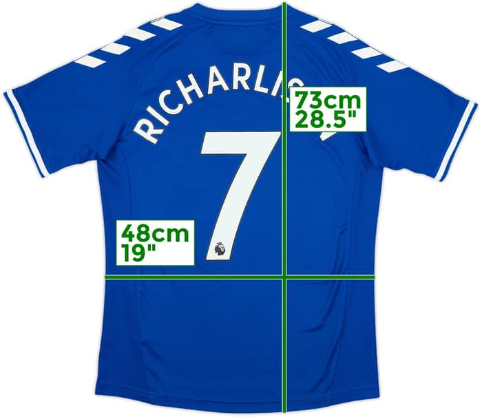 2020-21 Everton Home Shirt Richarlison #7 - 9/10 - (M)