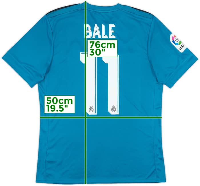 2017-18 Real Madrid Third Shirt Bale #11 - 9/10 - (M)