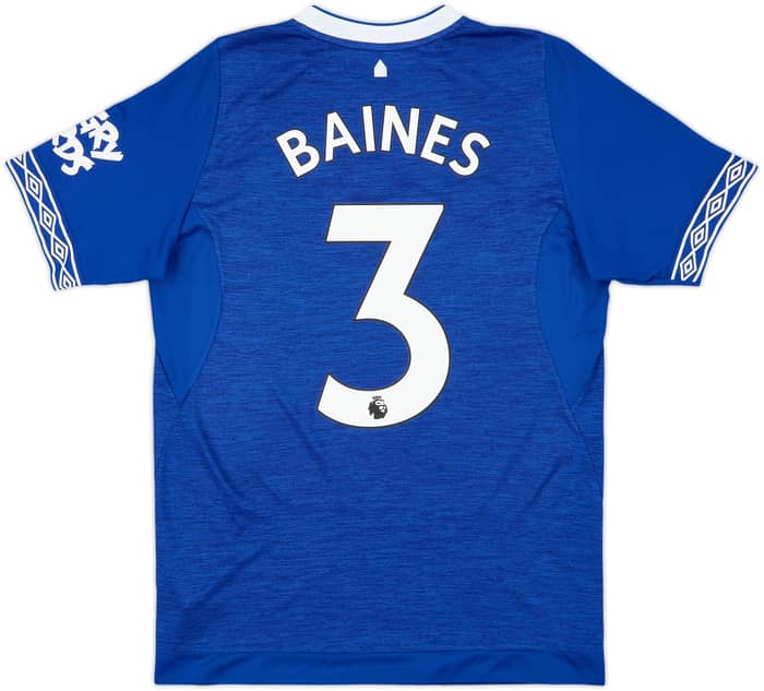 2018-19 Everton Home Shirt Baines #3 - 10/10 - (S)