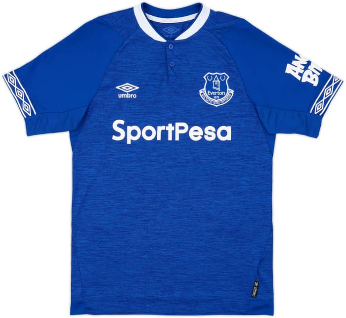 2018-19 Everton Home Shirt Baines #3 - 10/10 - (S)