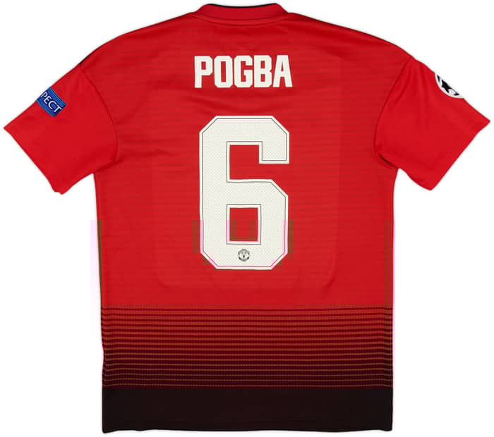 2018-19 Manchester United Home Shirt Pogba #6 - 10/10 - (S)
