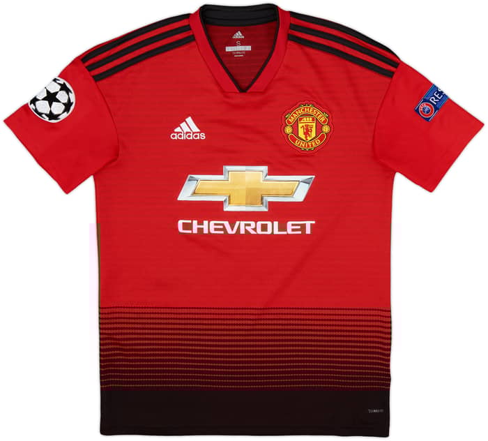 2018-19 Manchester United Home Shirt Pogba #6 - 10/10 - (S)