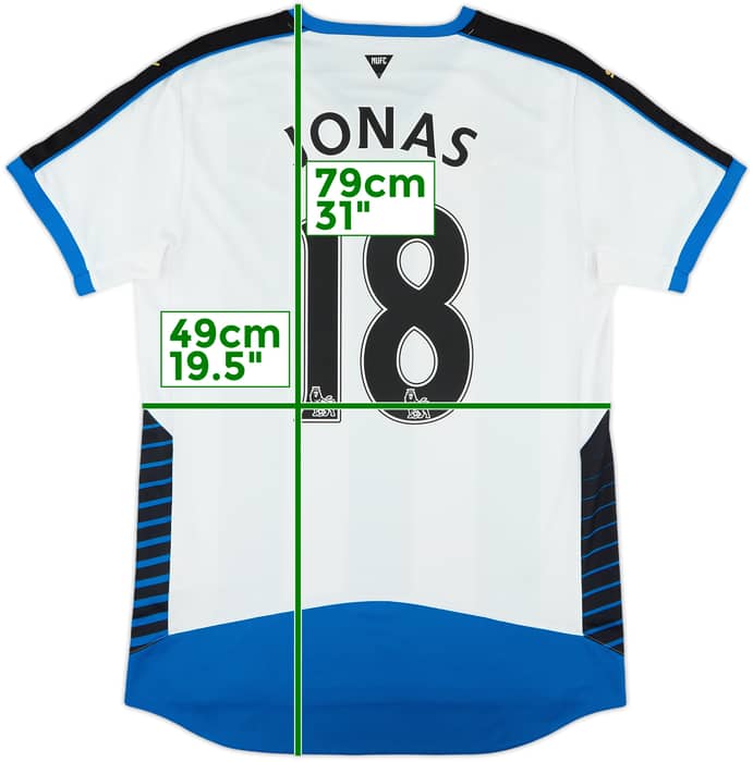 2015-16 Newcastle Home Shirt Jonas #18 - 8/10 - (M)