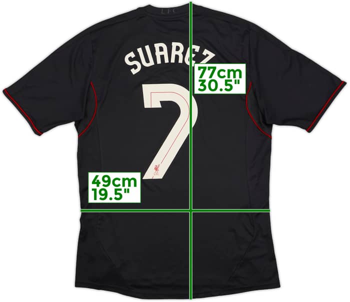 2011-12 Liverpool Away Shirt Suarez #7 - 7/10 - (M)