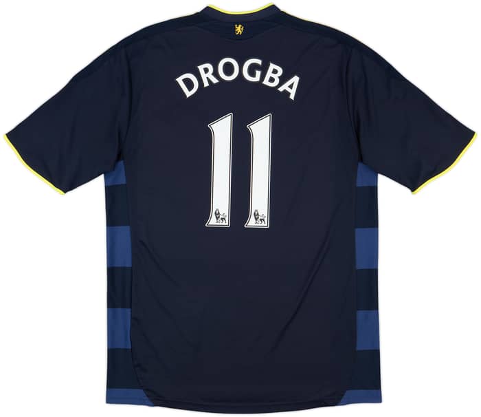2009-10 Chelsea Away Shirt Drogba #11 - 8/10 - (L)