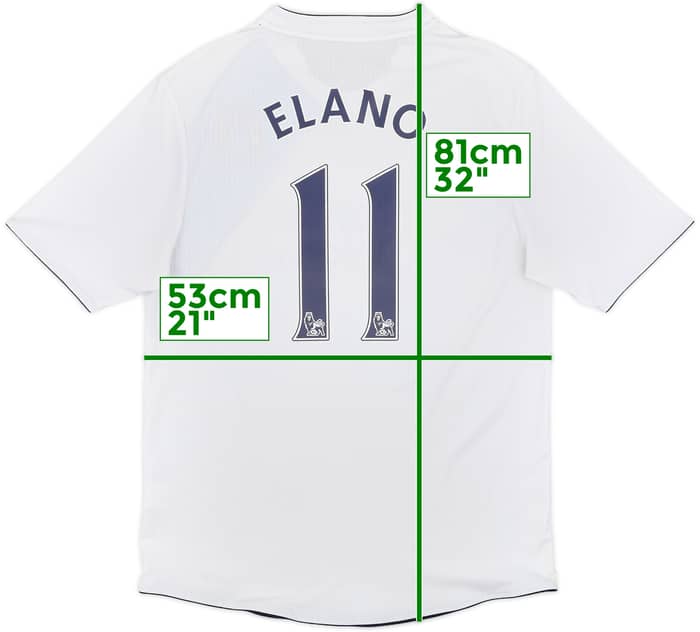 2007-08 Manchester City Third Shirt Elano #11 - 8/10 - (L)