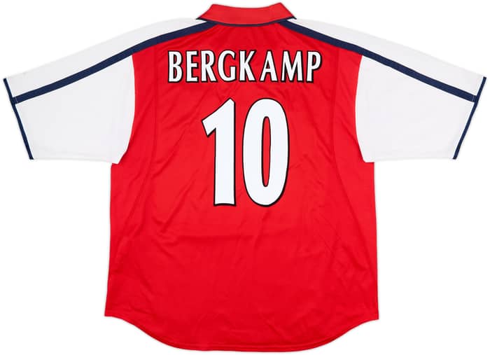 2000-02 Arsenal Home Shirt Bergkamp #10 - 9/10 - (XL)