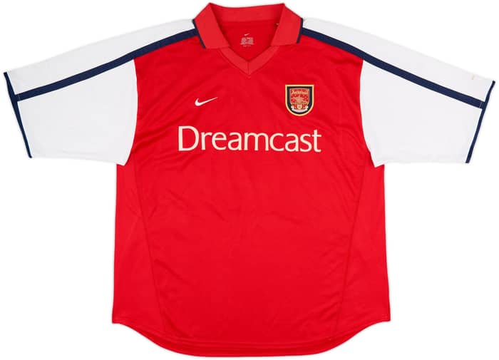 2000-02 Arsenal Home Shirt Bergkamp #10 - 9/10 - (XL)