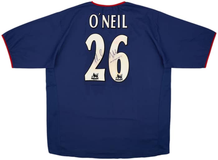 2003-05 Portsmouth Signed Away Shirt O'Neill #26 - 6/10 - (XL)