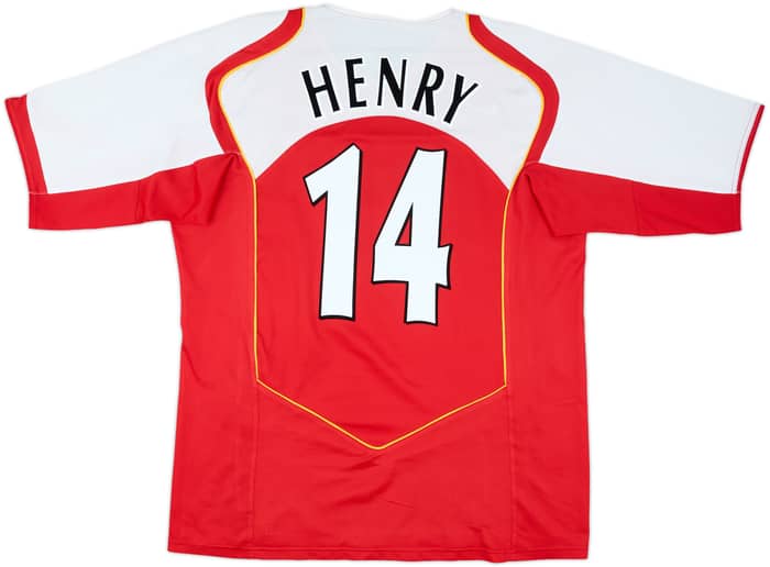 2004-05 Arsenal Home Shirt Henry #14 - 7/10 - (XL)