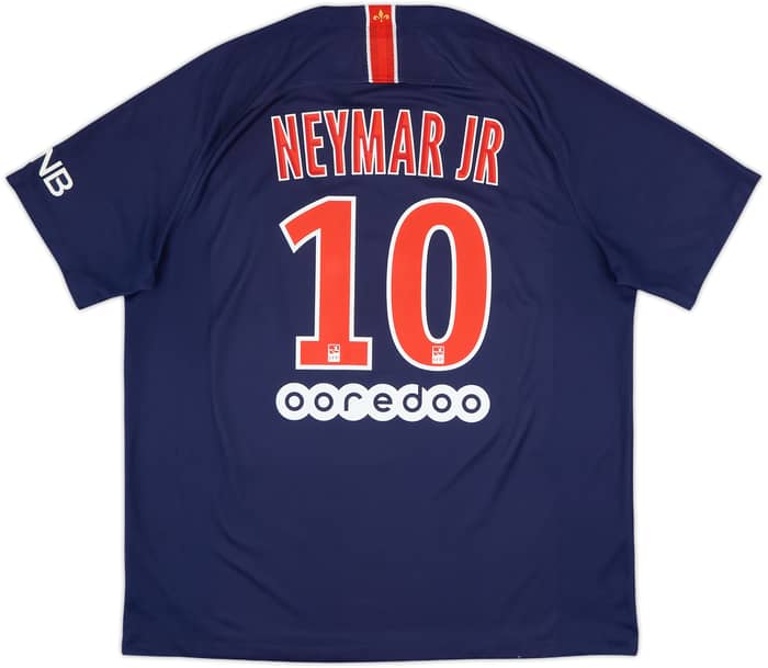 2018-19 Paris Saint-Germain Home Shirt Neymar Jr #10 - 7/10 - (XL)
