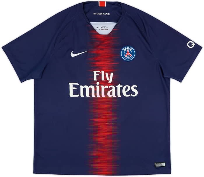 2018-19 Paris Saint-Germain Home Shirt Neymar Jr #10 - 7/10 - (XL)