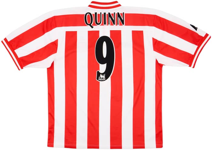 1999-00 Sunderland Home Shirt Quinn #9 - 8/10 - (XL)