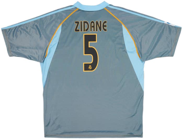 2003-04 Real Madrid Third Shirt Zidane #5 - 9/10 - (XL)
