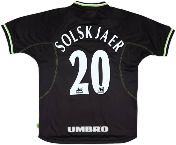 1998-99 Manchester United Third Shirt Solskjaer #20 - 10/10 - (M)
