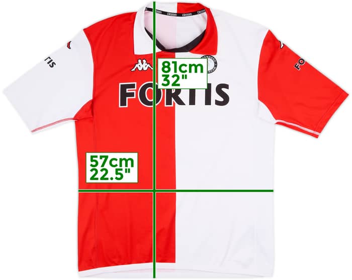 2005-06 Feyenoord Home Shirt - 7/10 - (5XL)