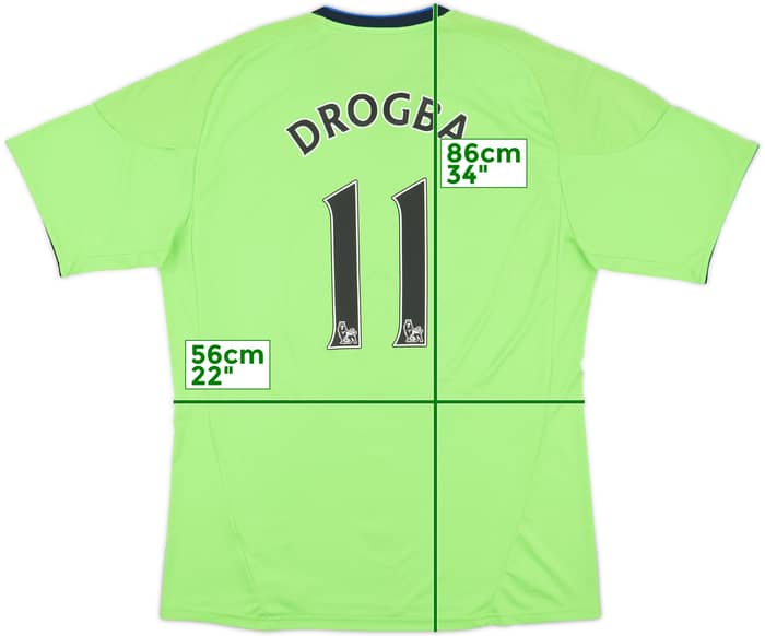 2010-11 Chelsea Third Shirt Drogba #11 - 9/10 - (XL)