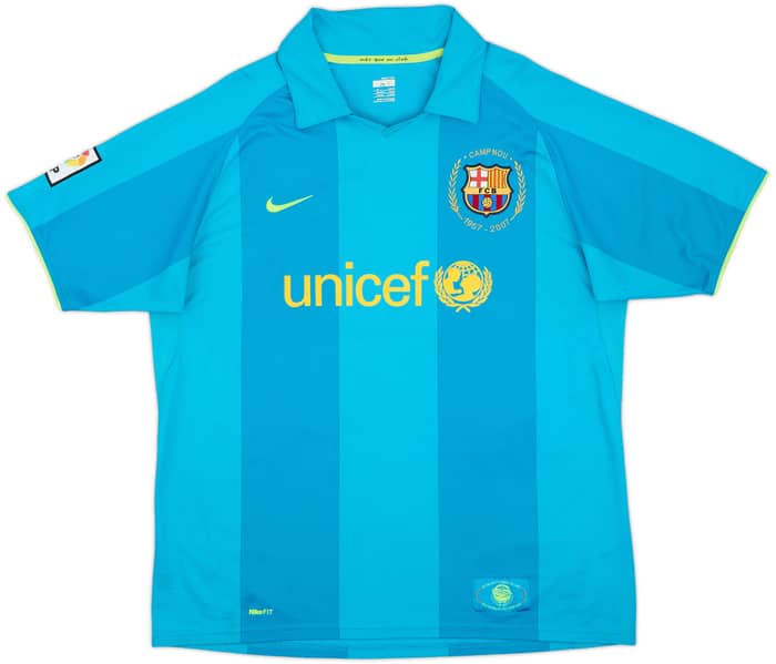 2007-09 Barcelona Away Shirt Henry #14 - 8/10 - (XL)