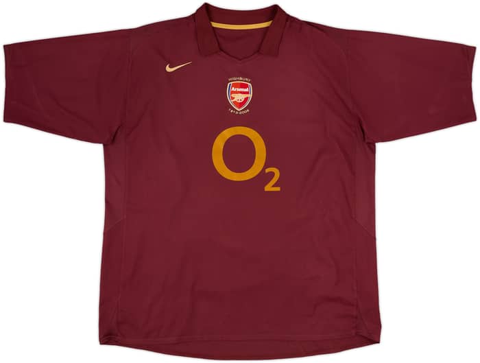 2005-06 Arsenal Home Shirt Bergkamp #10 - 8/10 - (XXL)