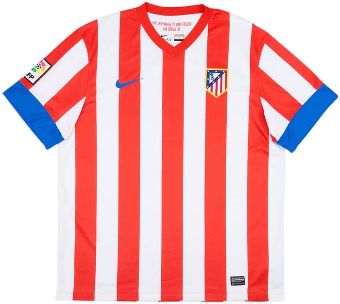2012-13 Atletico Madrid Home Shirt D.Costa #19 - 9/10 - (XL)