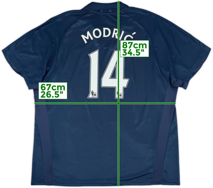 2007-08 Tottenham Away Shirt Modric #14 - 7/10 - (3XL)