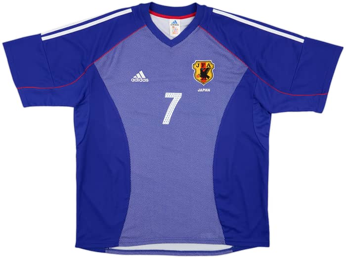 2002-04 Japan Home Shirt Nakata #7 - 8/10 - (XL)