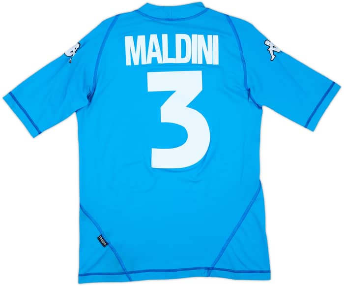 2000-01 Italy Home Shirt Maldini #3 - 6/10 - (L)
