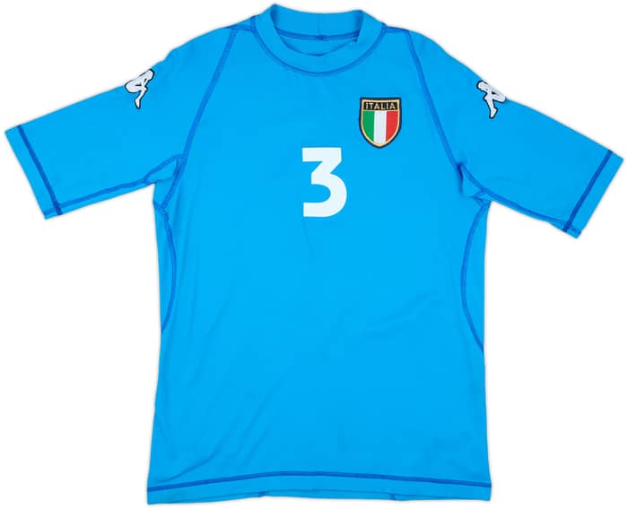 2000-01 Italy Home Shirt Maldini #3 - 6/10 - (L)