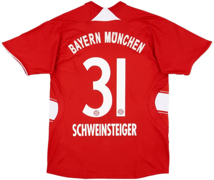 2008-09 Bayern Munich Home Shirt Schweinsteiger #31 - 7/10 - (XL.Boys)
