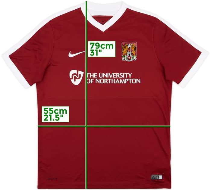 2016-17 Northampton Home Shirt - 7/10 - (XL)