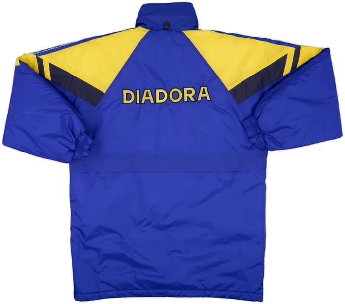 1996-97 Maccabi Tel-Aviv Diadora Padded Bench Coat - 8/10 - (XL)