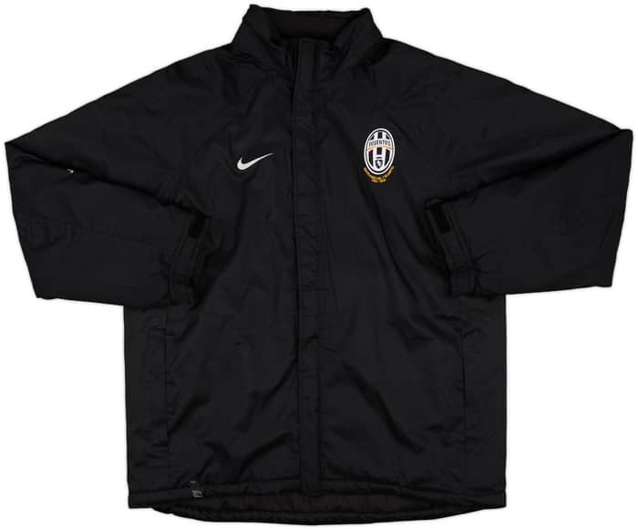 2006-07 Juventus Nike Hooded Padded Bench Coat - 8/10 - (L)