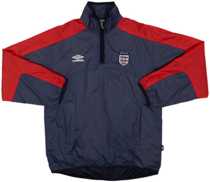 2002-04 England Umbro 1/4 Zip Drill Top - 8/10 - (XL)