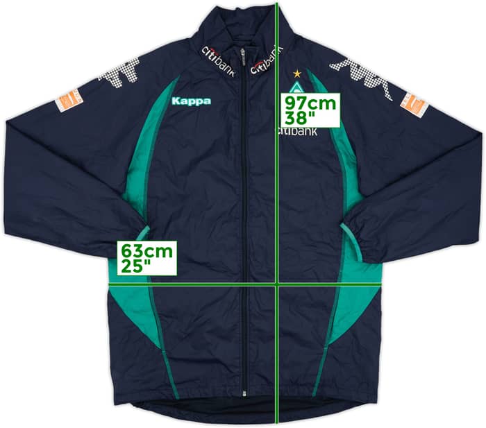 2008-09 Werder Bremen Player Issue Kappa Hooded Rain Jacket - 7/10 - (XXL)