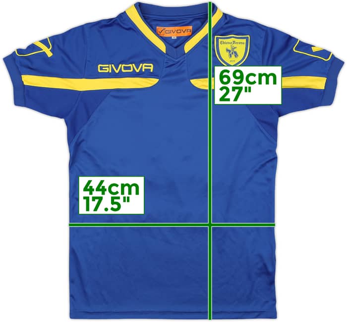 2018-19 Chievo Verona Givova Training Shirt - 8/10 - (S)