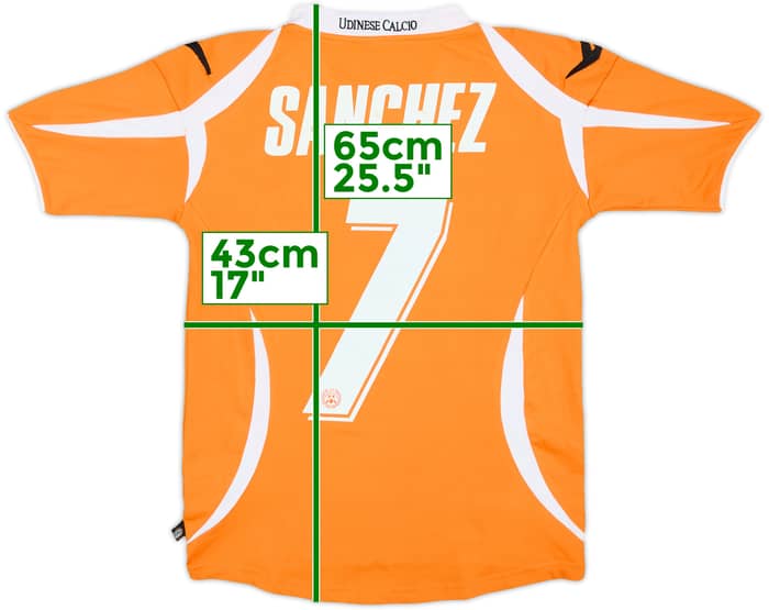 2010-11 Udinese Away Shirt Sanchez #7 - 6/10 - (XS)