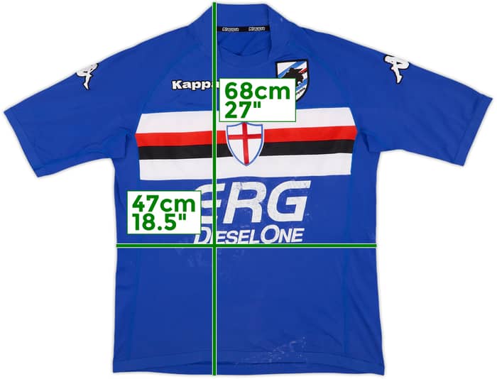 2005-07 Sampdoria Home Shirt - 4/10 - (L)