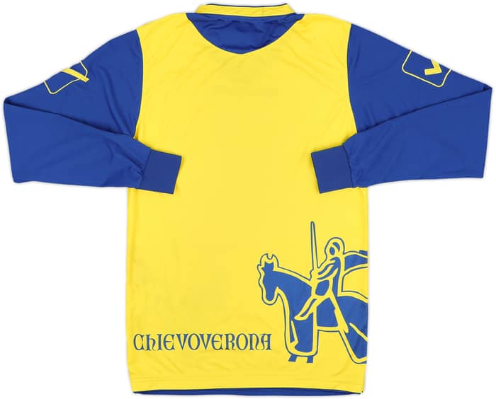 2011-12 Chievo Verona Home L/S Shirt - 7/10 - (M)