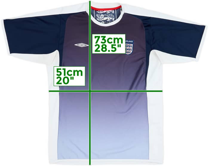 2004-06 England Umbro Training Shirt - 4/10 - (M)