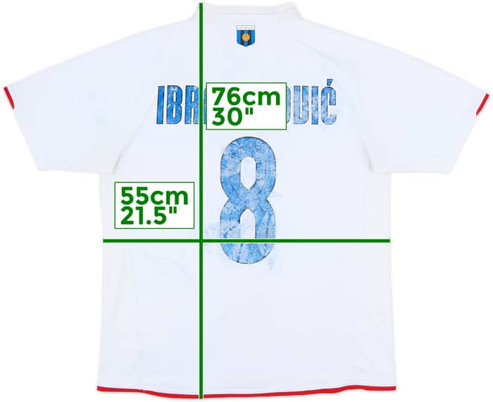 2007-08 Inter Milan Centenary Away Shirt Ibrahimovic #8 - 4/10 - (L)