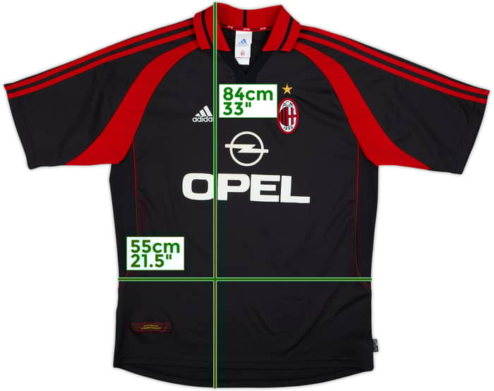 2000-01 AC Milan Third Shirt Inzaghi #9 - 5/10 - (XL)