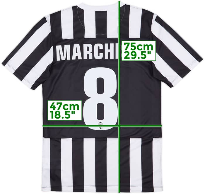 2013-14 Juventus Basic Home Shirt Marchisio #8 - 7/10 - (S)