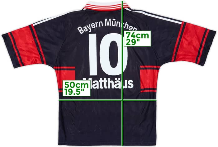 1997-99 Bayern Munich Home Shirt Matthaus #10 - 6/10 - (M)