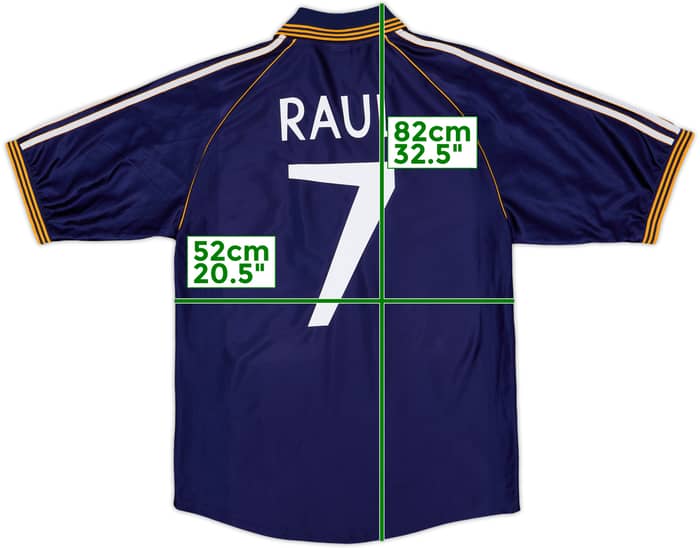 1998-99 Real Madrid Third Shirt Raul #7 - 10/10 - (M)
