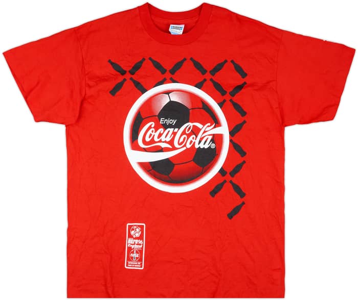 1996 Euros Coca-Cola Graphic Tee - 10/10 - (XL)